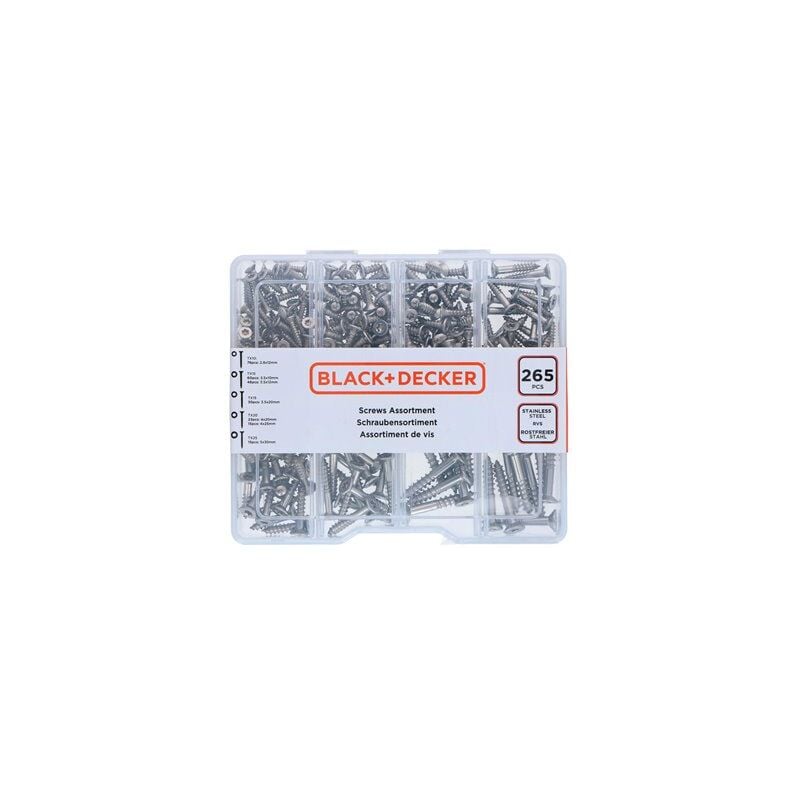 foto del prodotto black decker kit de viti torx 265 parts