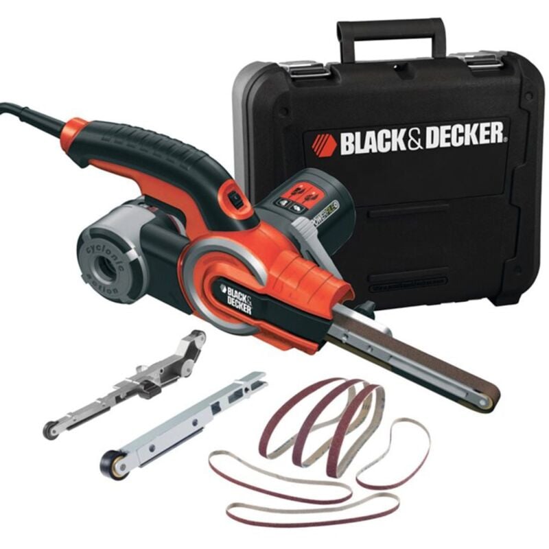 foto del prodotto black decker lima elettrica a filo 400w black decker con accessori scatola ka902ek qs