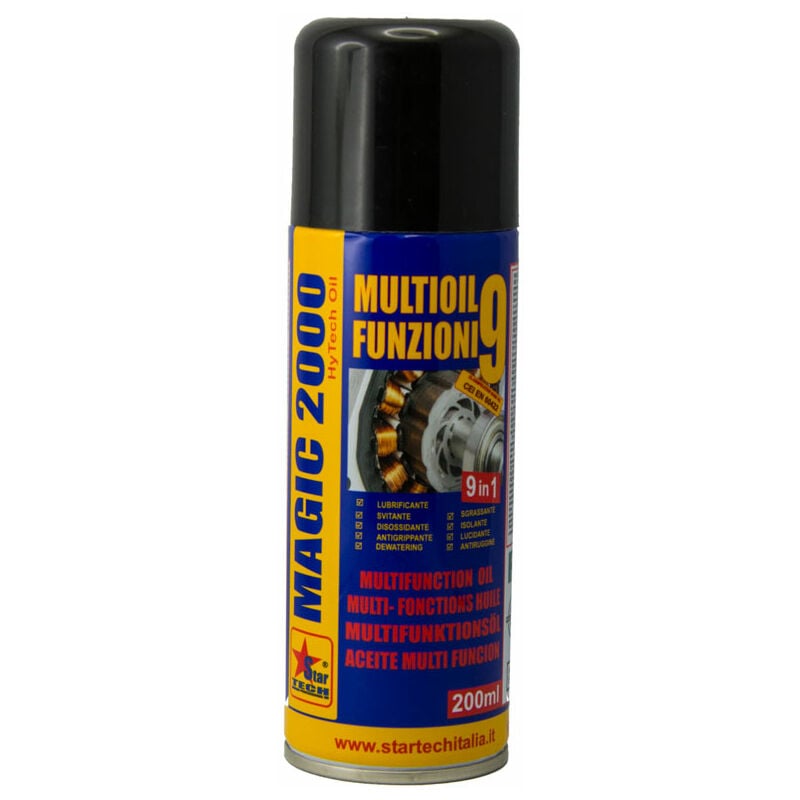 foto del prodotto black decker magic 2000 spray 400 ml olio multifunzione lubrificante sbloccante antiruggine 3 pezzi
