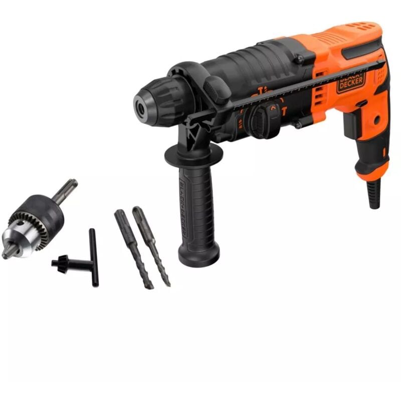 foto del prodotto black decker martello tassellatore elettrico black decker behs01 qs 1,4 j 650 w