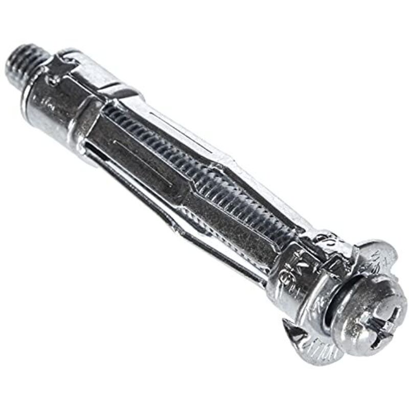 foto del prodotto black decker - molly m18125-xj tasselli metallici a espansione con vite m6 6 x 50 mm, grigio, set di 40 pezzi