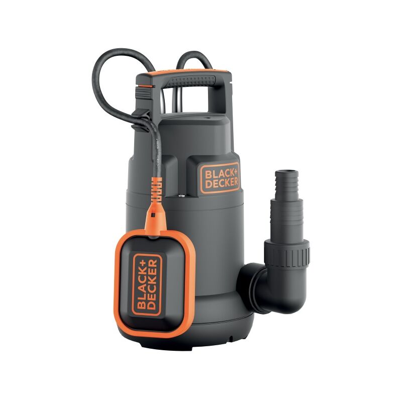 foto del prodotto black decker pompa immersione per acque chiare black decker bxup250pce 250 w, portata max. 6000 l h, prevalenza massima 6 m 
