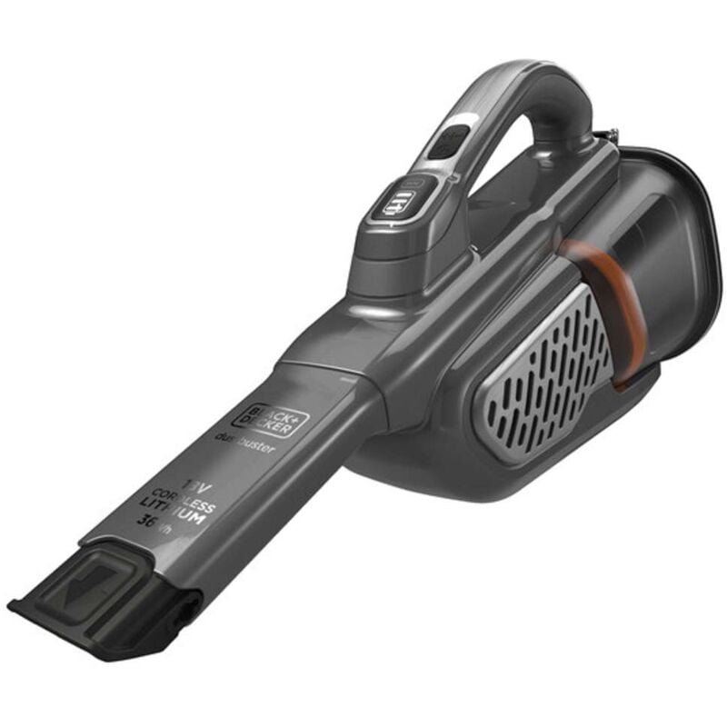 foto del prodotto black decker pulizia aspirapolvere portatile a batteria 18v, color titanio nero bhhv520jf qw