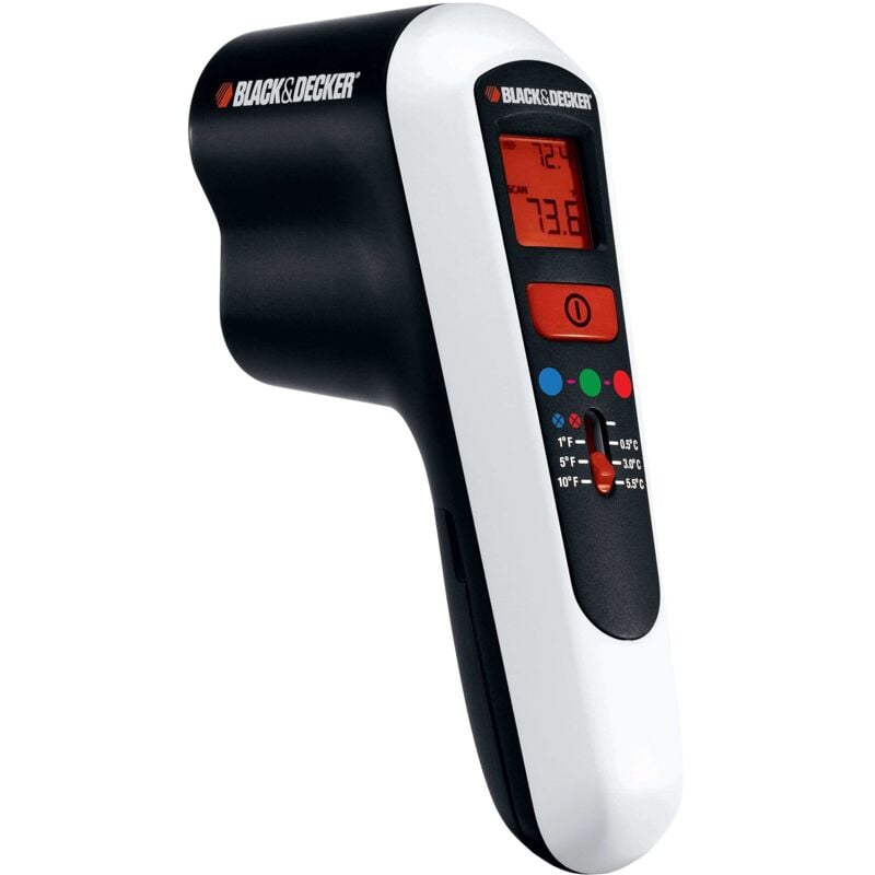 foto del prodotto black decker rilevatore termico rilevazione di spifferi freddi e caldi display digitale per lettura temperatura sensore raggi infrarossi