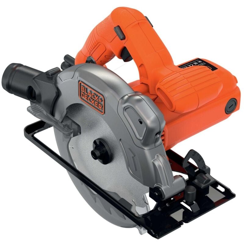 foto del prodotto black decker sega circolare a filo 1250 w 190 mm black decker con 2 lame cs1250la qs