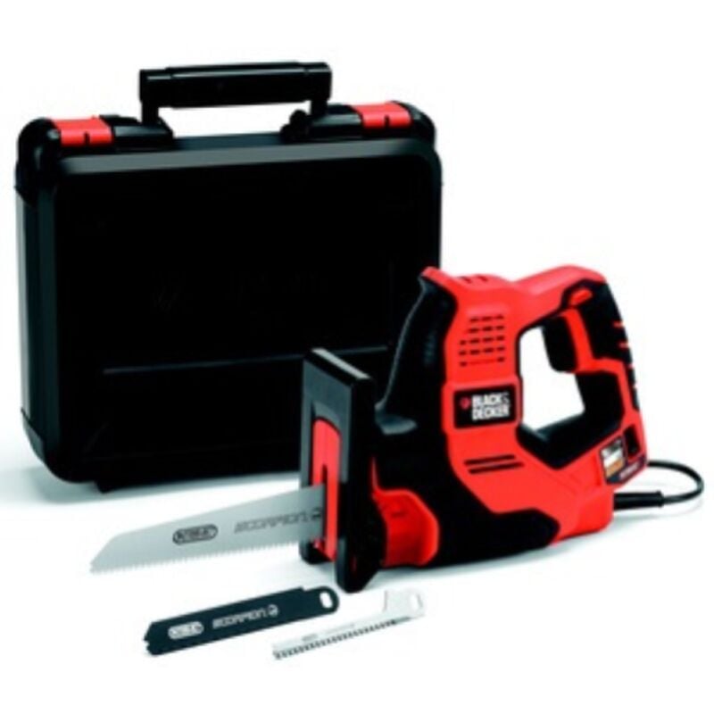 foto del prodotto black decker sega elettrica a gattuccio oscillazioni 2700 corse min 3 lame rs890k