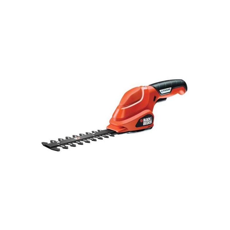 foto del prodotto black+decker sfoltirami a batteria litio 3.6 v - lunghezza lama 15 cm - base di ricarica e indicatore led gsl300-qw