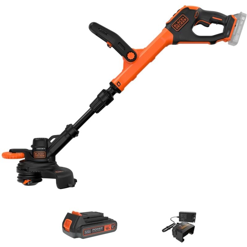 foto del prodotto black decker tagliabordi black decker bcstr918d1 qw 18v 2ah