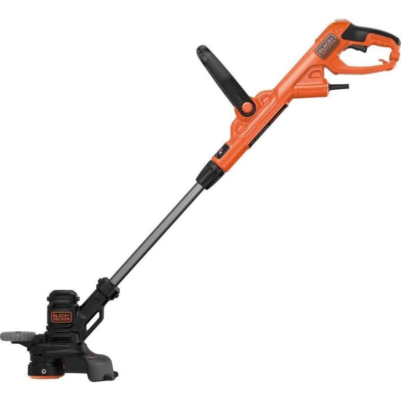 foto del prodotto black decker, tagliabordi elettrico tecnologia powercommand, ampiezza taglio 28 cm, doppia impugnatura 550 w. beste628 qs