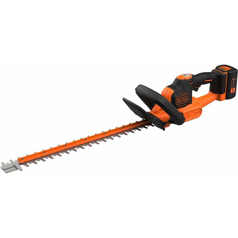 foto del prodotto black decker,tagliasiepi batteria litio lunghezza lama 55 cm, impugnatura ergonomica 36 v 2.5 ah. bchts3625l1 qw