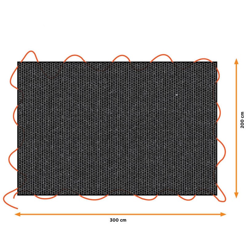 foto del prodotto black decker telone nero per rimorchio, dimensioni 1,6x2,5m. black decker
