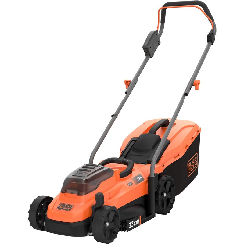 foto del prodotto black + decker tosaerba 33cm senza filo lithium 18v - 2,5ah - bcmw3318n-xj senza batteria