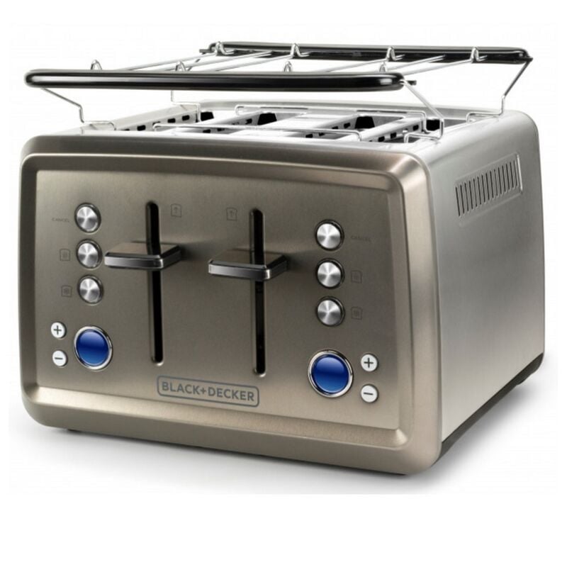 foto del prodotto black decker tostapane 4 slot 1960 w in acciaio inossidabile bxto1960e black decker