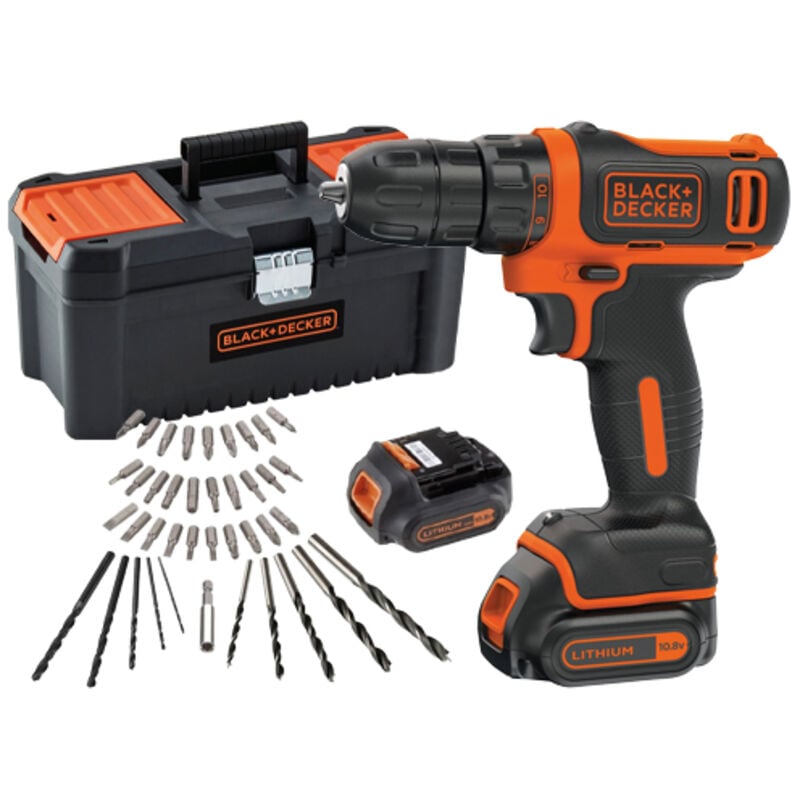 foto del prodotto black decker trapani b d 10,8v bdcdd 121 bka