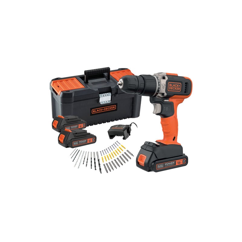 foto del prodotto black decker trapani b d 18v bcd 003 c3ta