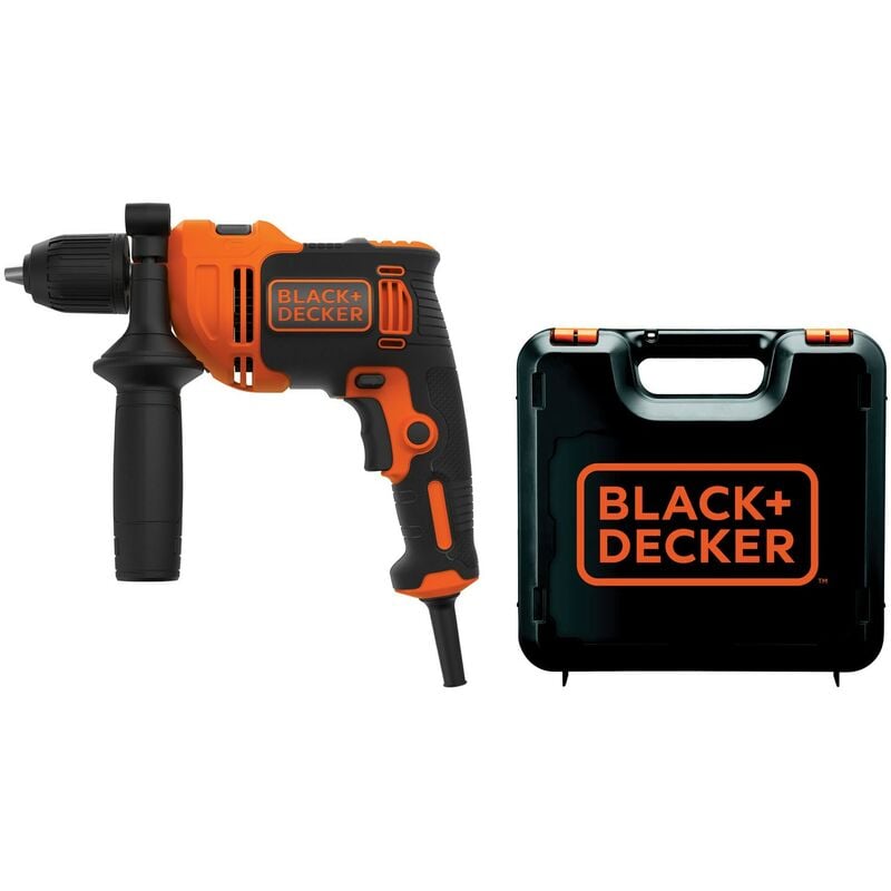 foto del prodotto black decker trapano a percussione 550w in valigetta black decker beh550k