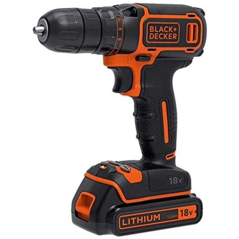 foto del prodotto black decker trapano avvitaore a percussione 18v litio in borsa