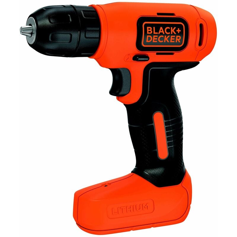 foto del prodotto black decker trapano avvitatore batteria 7,2v 1,5 ah 400 giri min cordless bdcd8