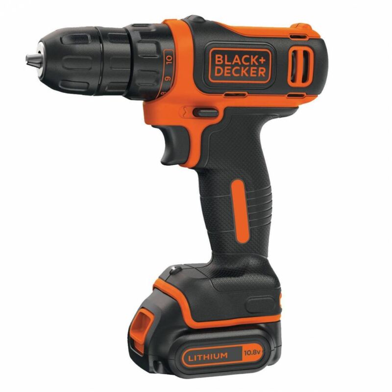 foto del prodotto black decker - trapano b d 10,8v-1,5ah litio mod.bdcdd12