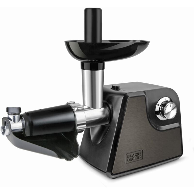 foto del prodotto black decker - tritacarne bxmma1000e con colino per pomodori frutta potenza 1000w colore nero