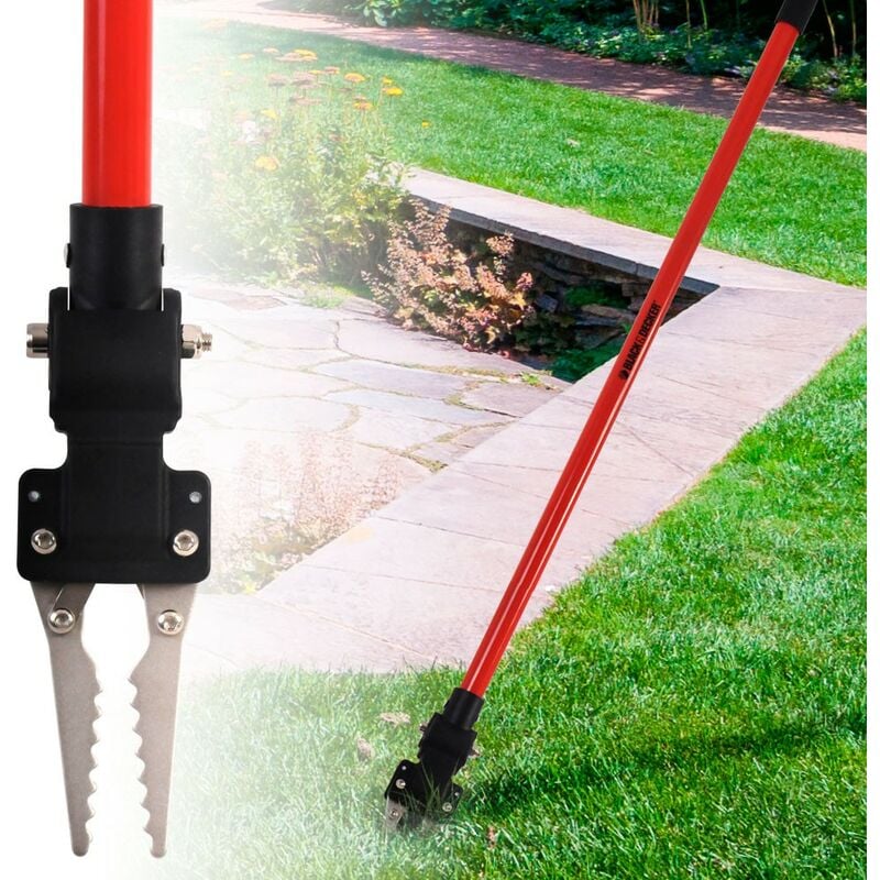 foto del prodotto black decker unkrautstecher grande con artigli seghettati calci ruggine arancio nero