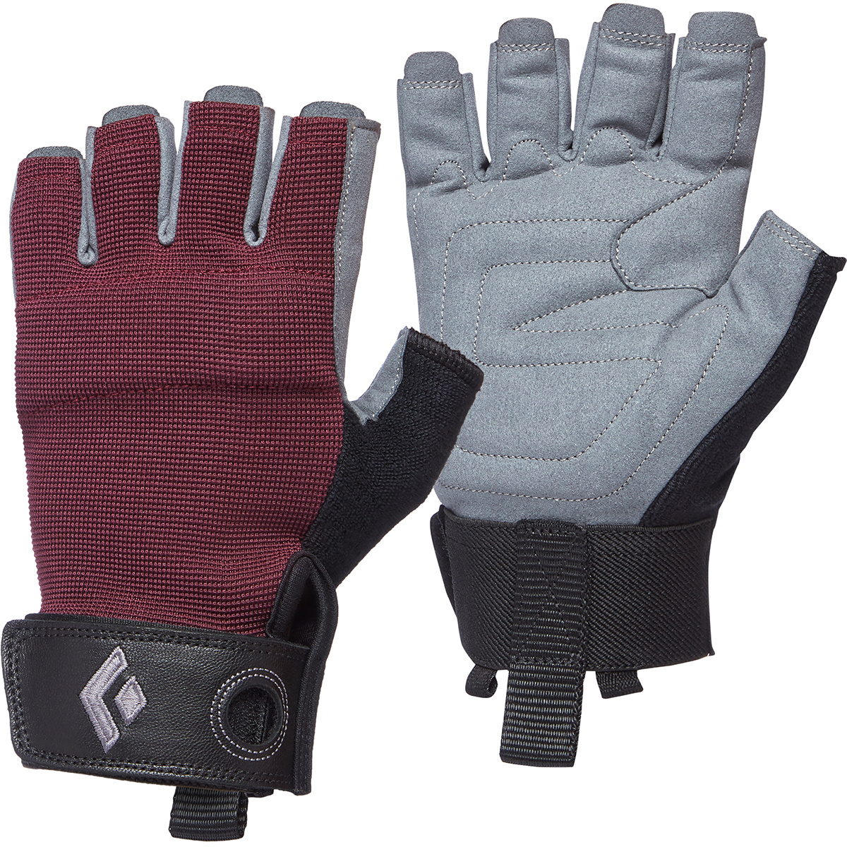 foto del prodotto black diamond donna guanti da arrampicata crag half finger gloves