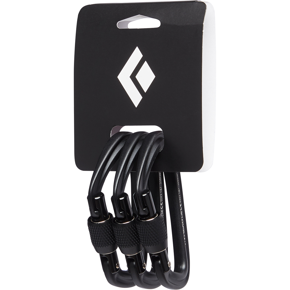 foto del prodotto black diamond moschettone hotforge screwgate confezione da 3 pezzi