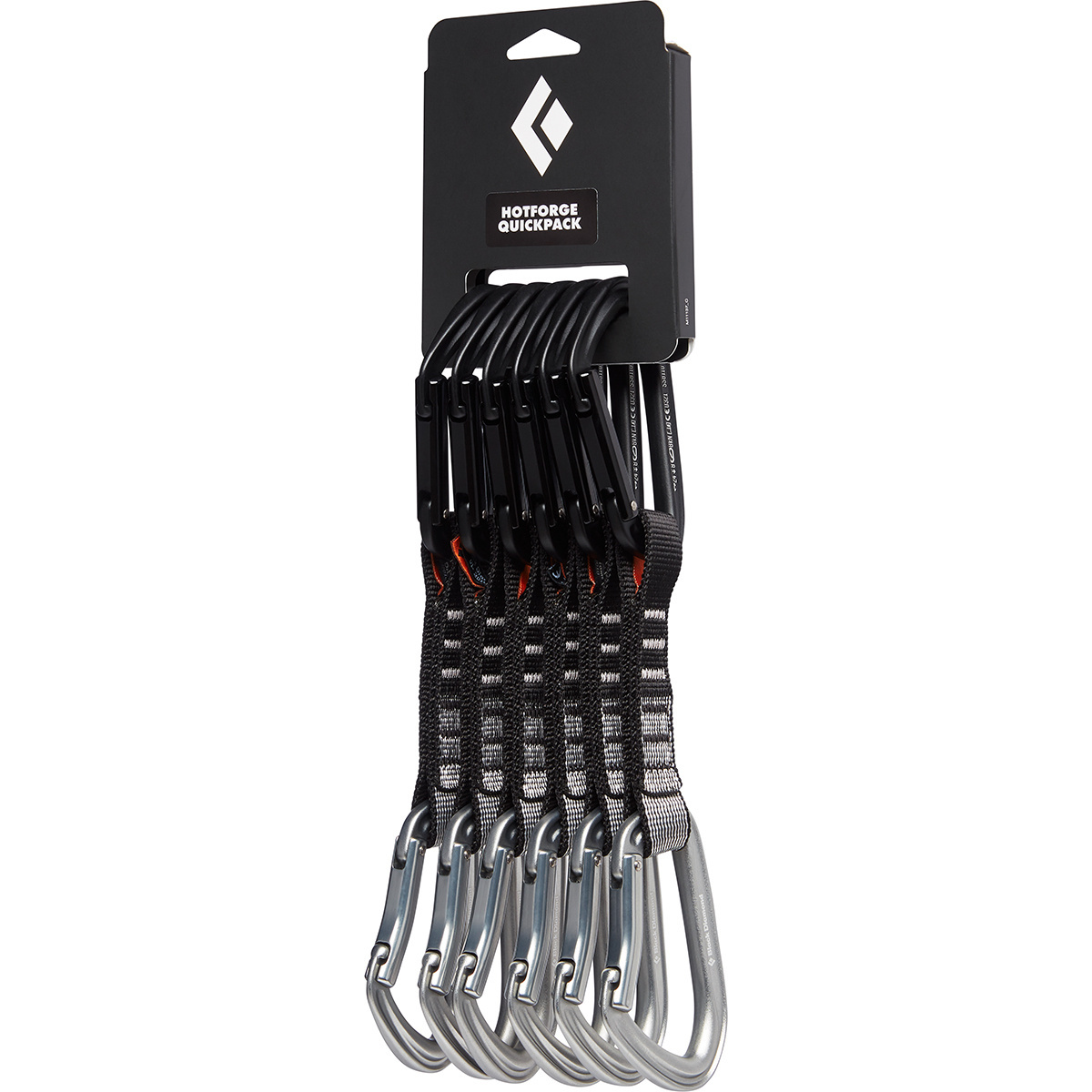 foto del prodotto black diamond set di rinvii hotforge 12 cm confezione da 6 pezzi