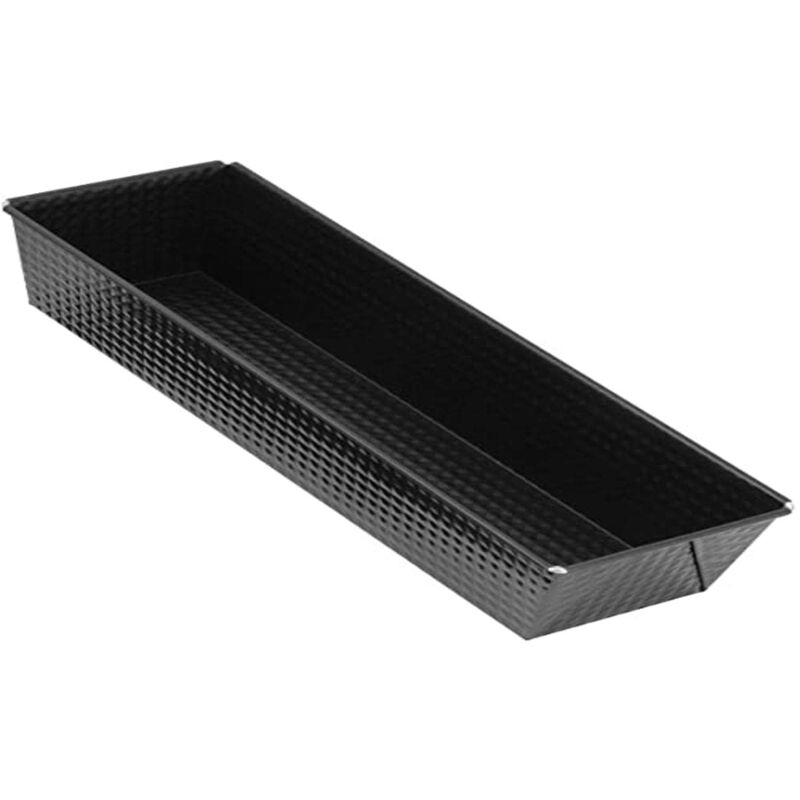 foto del prodotto black metallic stampo plum cake, acciaio inossidabile, nero, 35 cm zenker