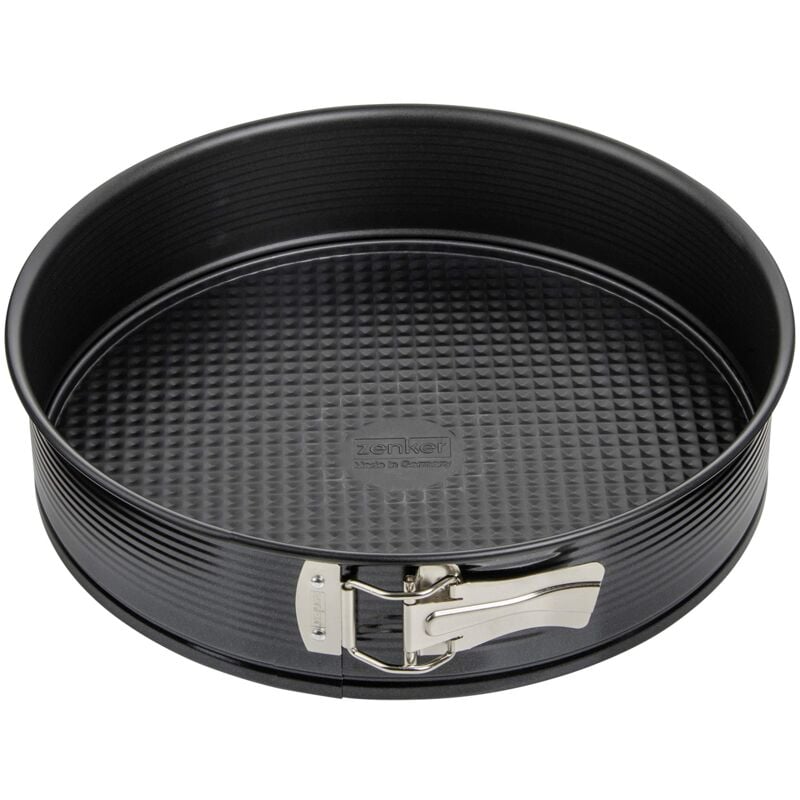 foto del prodotto black metallic tortiera apribile 1 fondo, acciaio, nero zenker