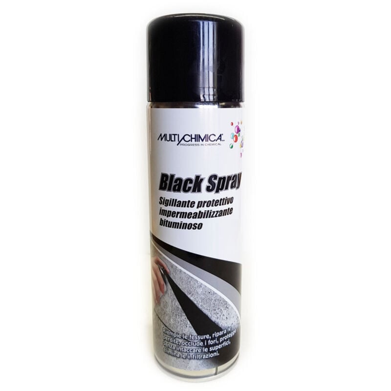 foto del prodotto black spray 500ml sigillante protettivo impermeabilizzante bituminoso