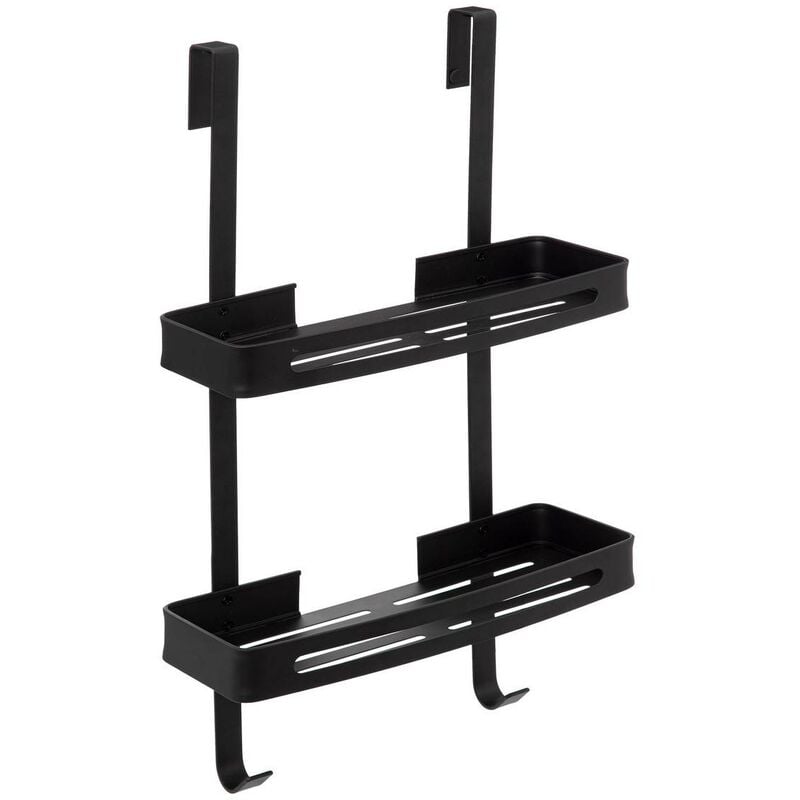 foto del prodotto blackalu, piatto doccia a 2 livelli, stick adesivo nero - 5five