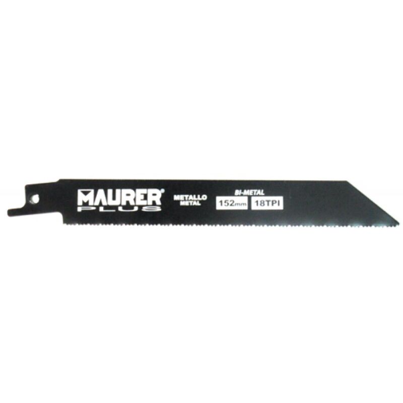 foto del prodotto blade for saber metal saw 152 mm. 18 tpi bosch type 5 pieces maurer