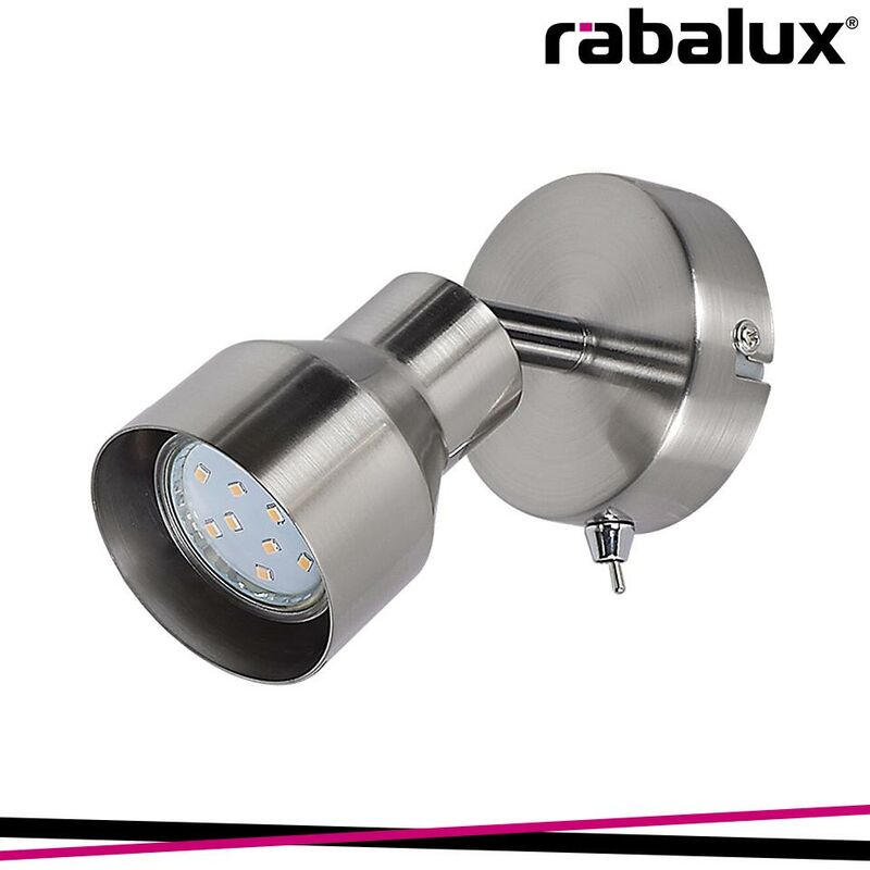 foto del prodotto blake, indoor metal spot lamp, gu10 1x max 50w, satin chrome