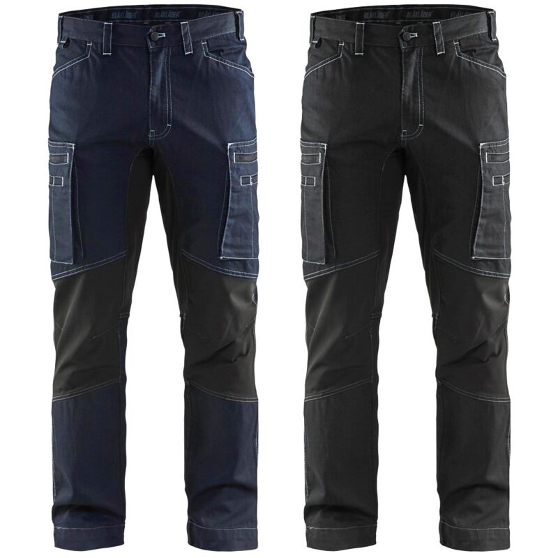 foto del prodotto blaklader jeans da lavoro 1459 service stretch denim 46 eu blu marino