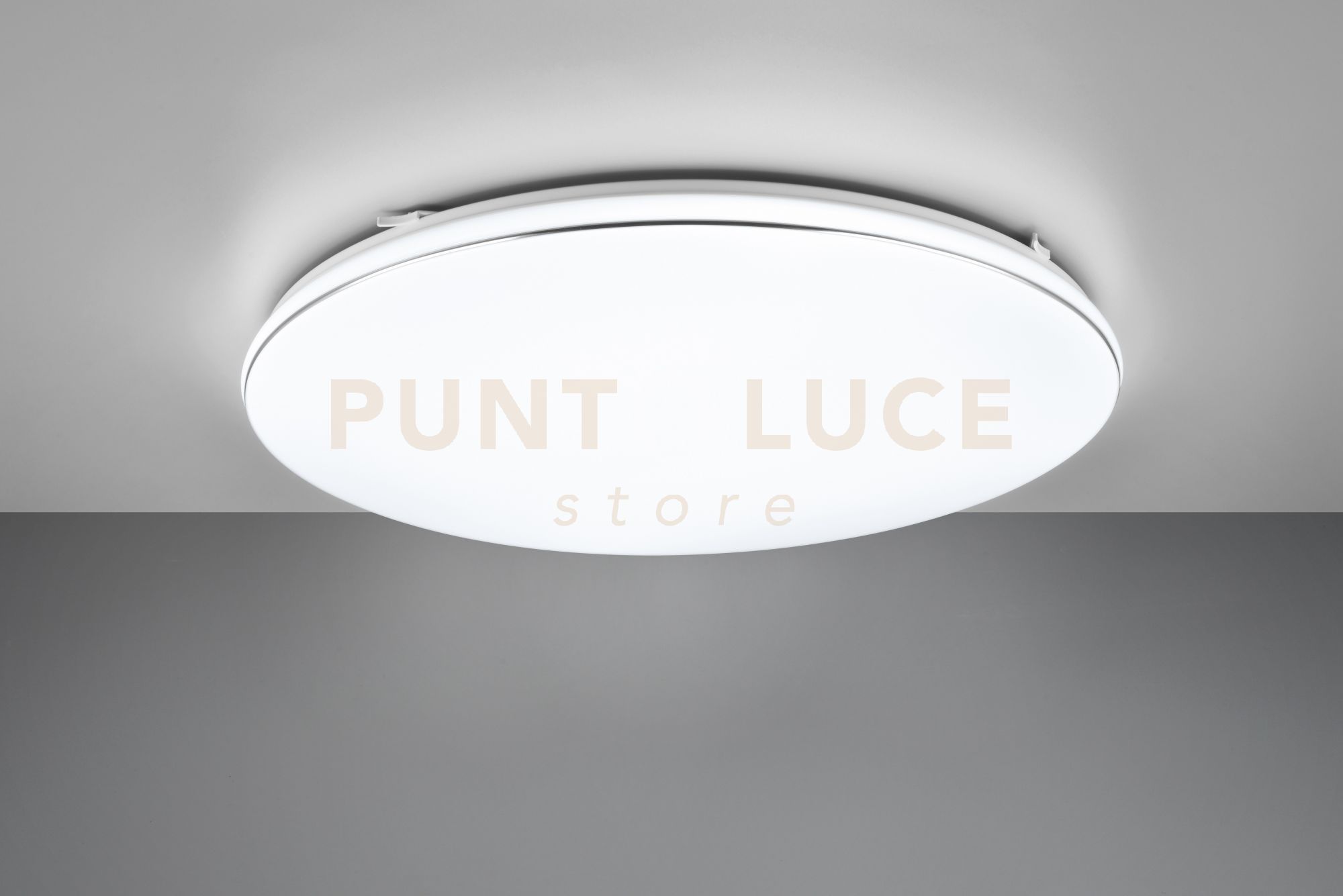foto del prodotto blanca plafoniera led 46w 5600lm, 4000k rotonda dimmerabile con interruttore d. 53cm