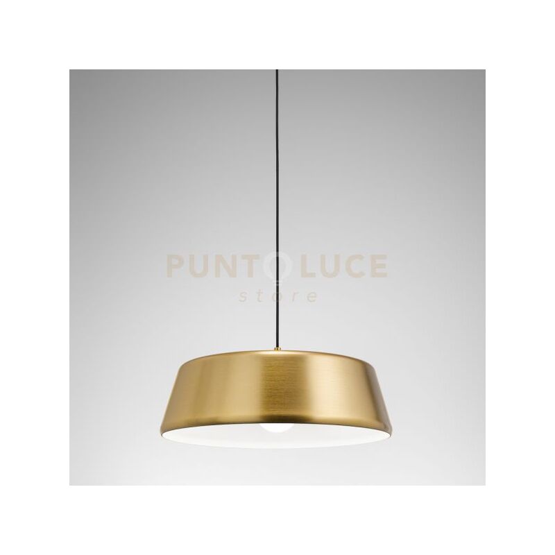 foto del prodotto blanca s p lampadario a sospensione ottone 1 luce attacco e27 in alluminio d.50cm