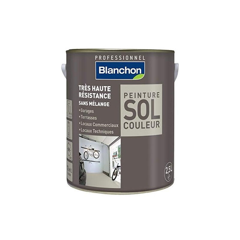 foto del prodotto blanchon vernice per pavimenti 2,5l grigio chiaro