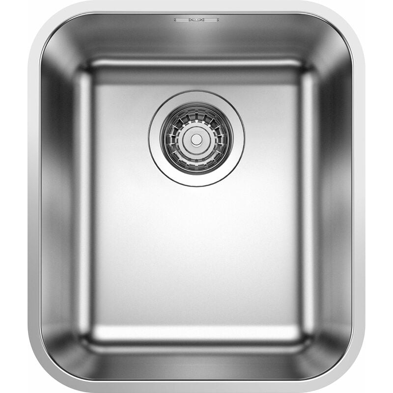foto del prodotto blanco 518199 lavello da cucina in acciaio inossidabile, 40 cm unterschrank