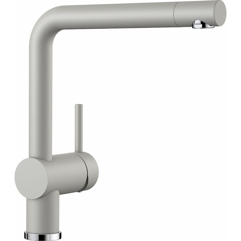 foto del prodotto blanco 520746 linus hd, rubinetteria da cucina, finitura metallizzata, grigio