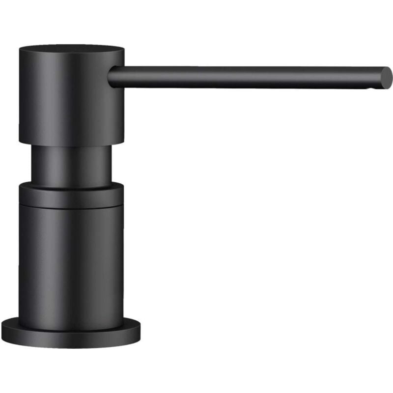foto del prodotto blanco accessori dispenser di detergente lato, nero opaco 525789