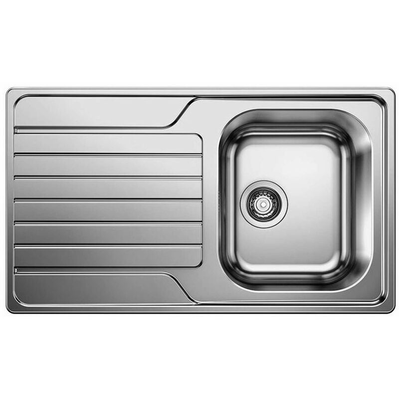 foto del prodotto blanco dinas 45 lavello, 86x50 cm, acciaio inox spazzolato 523374