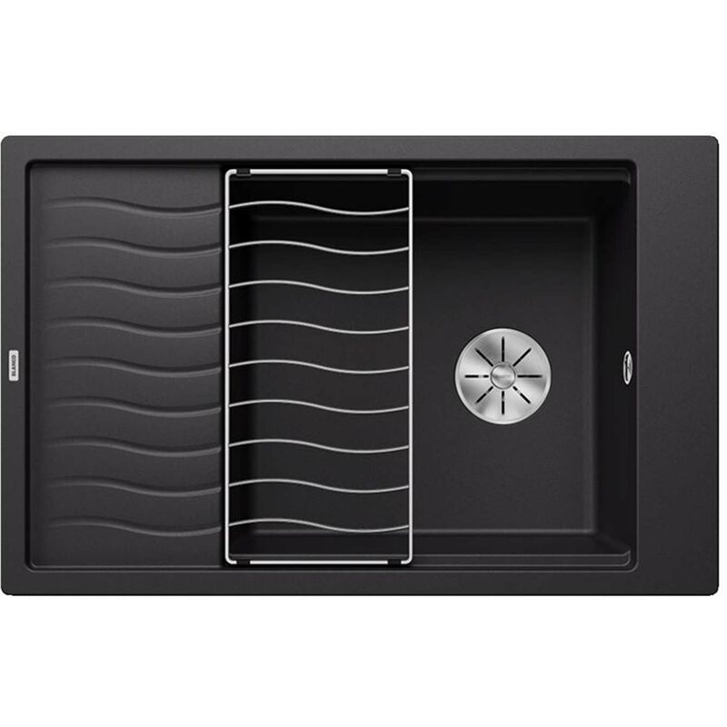 foto del prodotto blanco elon xl 6 lavello in silgranit, 78x50 cm, nero 525883