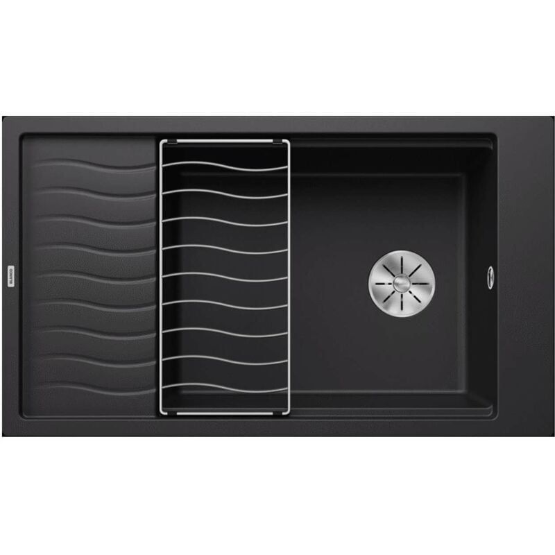 foto del prodotto blanco elon xl 8 - lavello in silgranit, 86x50 cm, con accessori, nero 525886