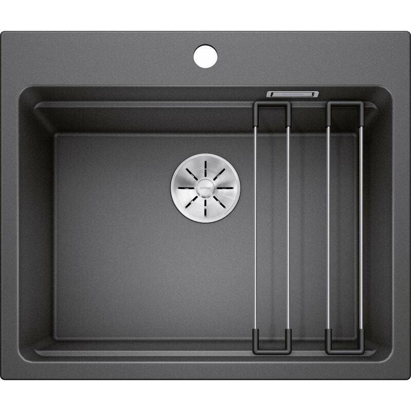 foto del prodotto blanco etagon 6 lavello in silgranit, 60x51 cm, con guide scorrevoli, infino, antracite 524529