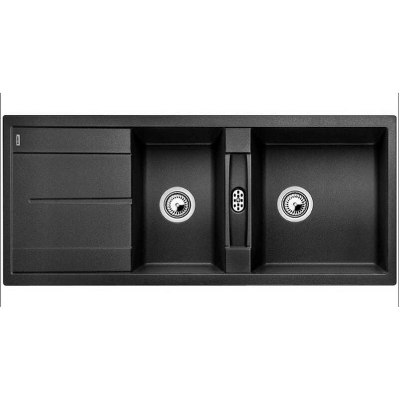 foto del prodotto blanco lavello incasso 80cm manuale antracite con sifone 513267