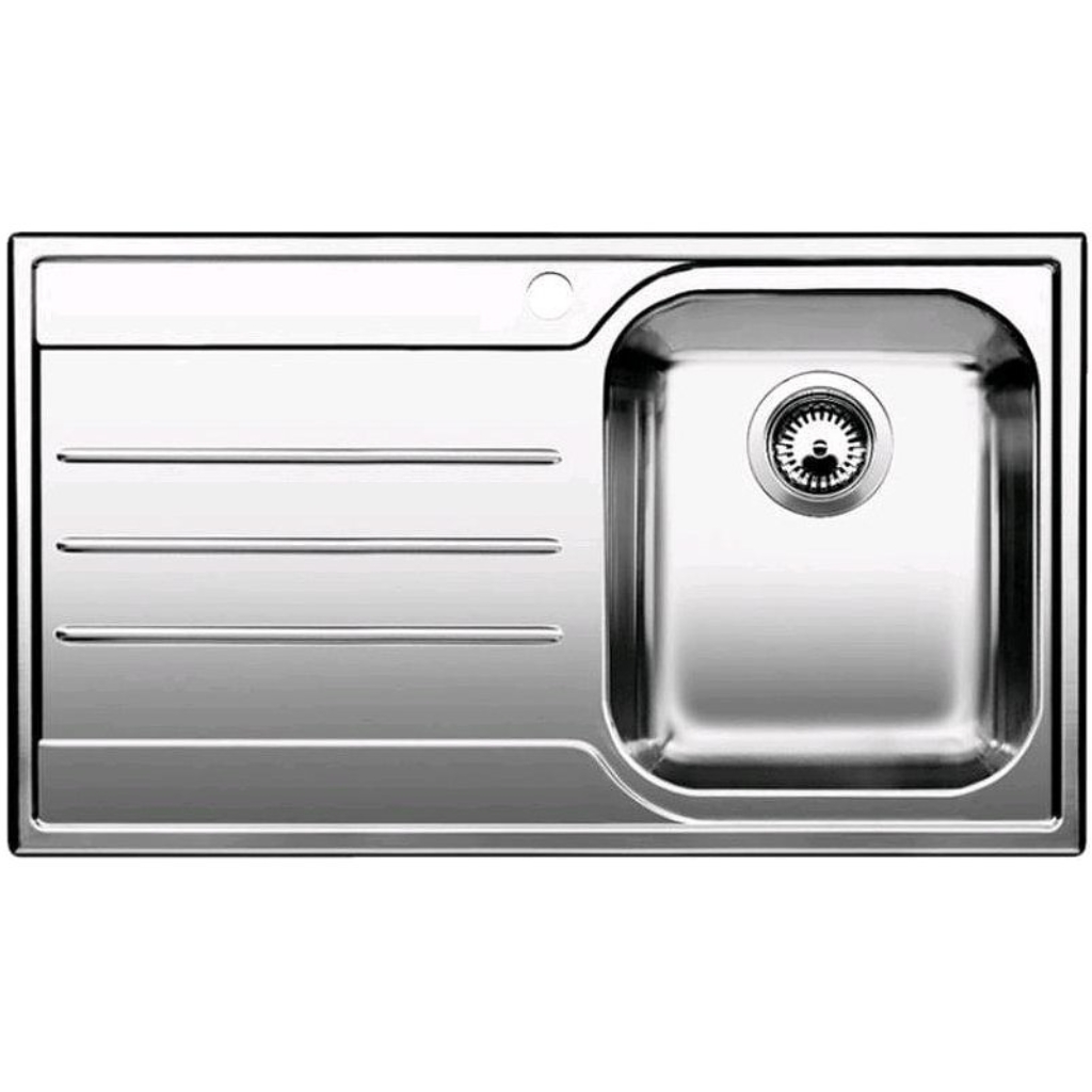 foto del prodotto blanco median 45 s median lavello incasso cm. 86 x 50 inox gocciolatoio sinistro