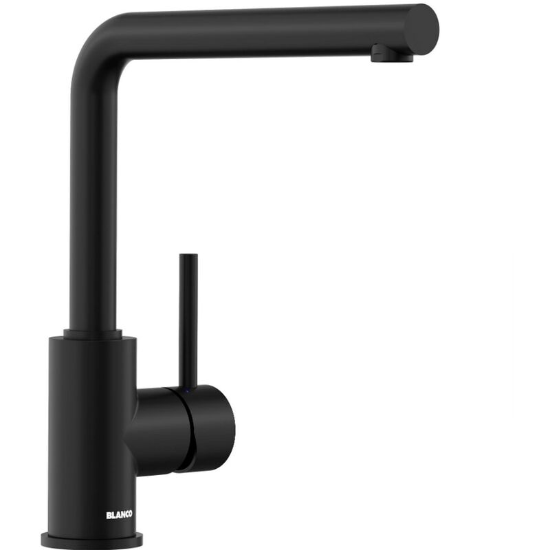 foto del prodotto blanco miscelatore senza spray nero opaco 526657