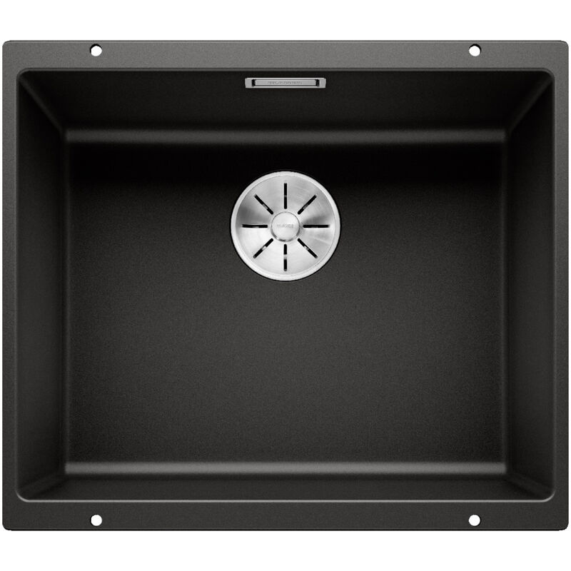 foto del prodotto blanco subline 500 u silgranit puradur lavello sottotop 53x46cm, nero 525995 