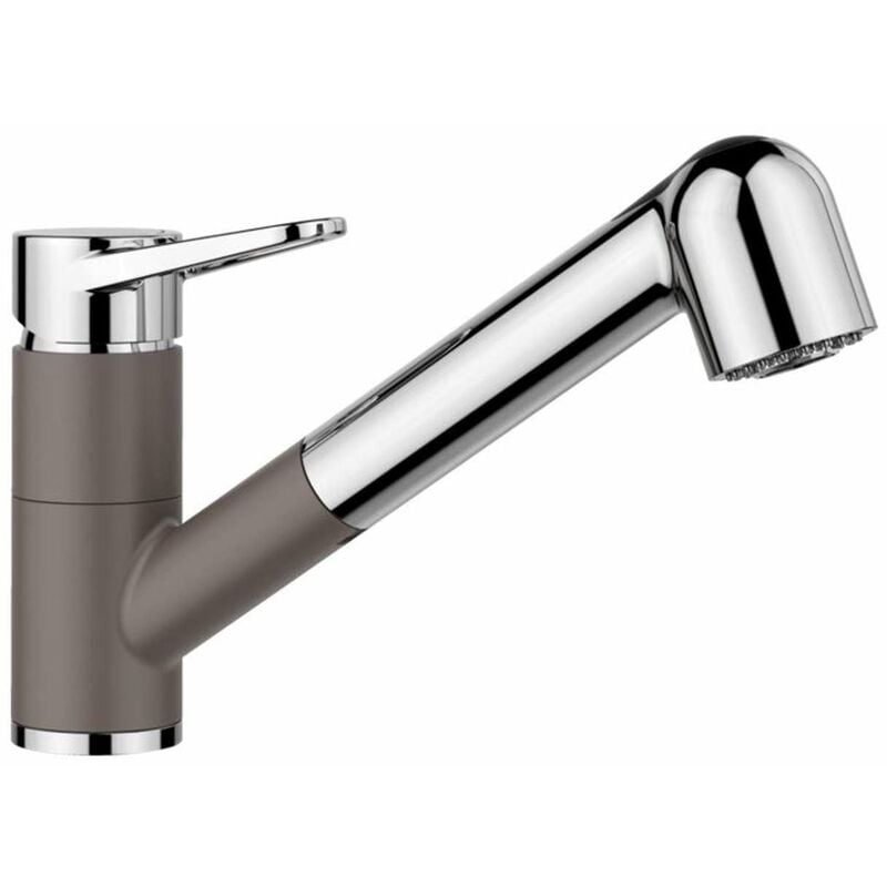 foto del prodotto blanco wega s miscelatore da lavello con doccetta estraibile, grigio cromo 526983